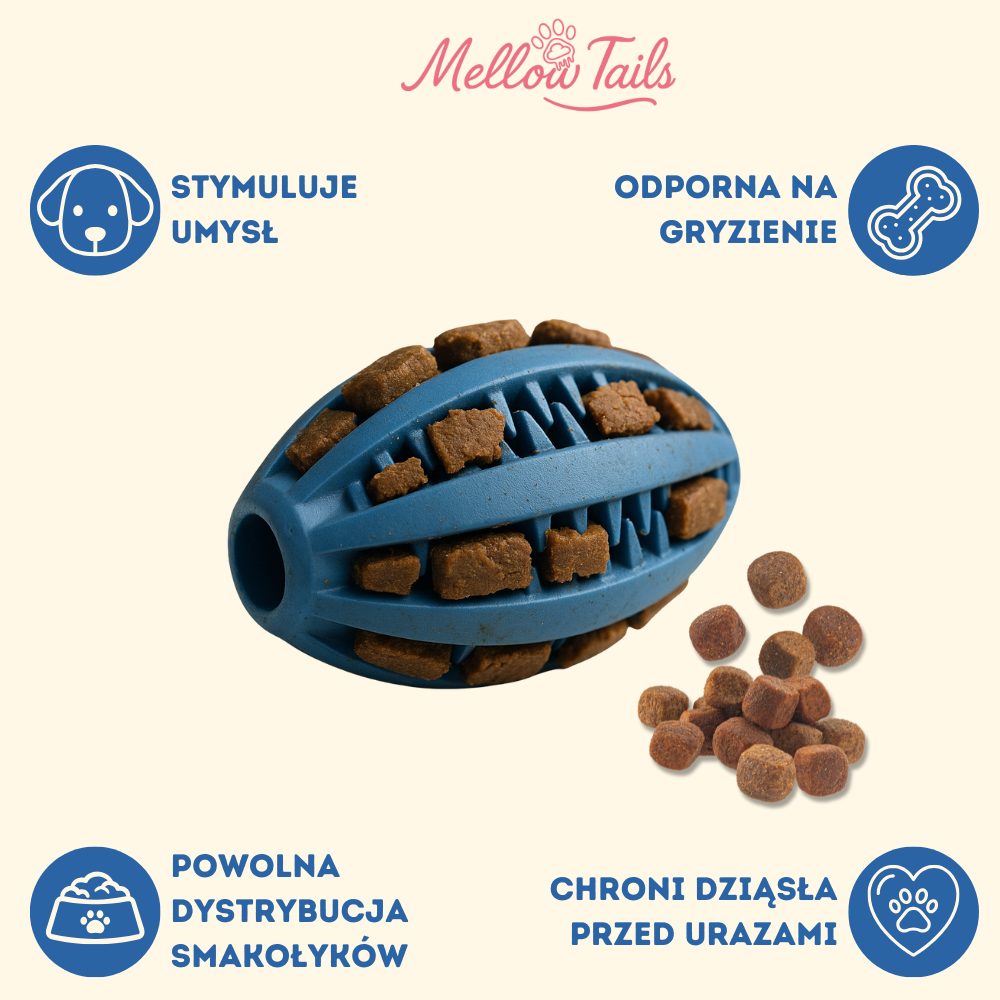 Owalna Piłka na Smakołyki MellowSnack™